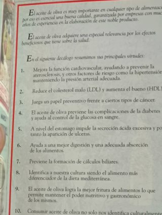 REPRODUCCIÓN 1er RECETARIO COCINA ACEITE CARBONELL