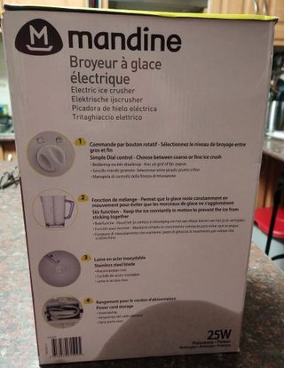 Triturador de hielo Mandine MICCM25-23