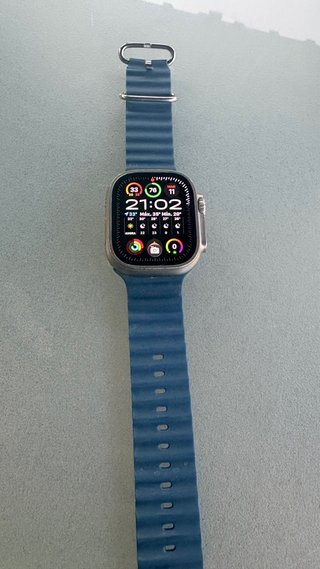Apple Watch Ultra Azul 1  Con varias correas