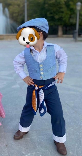 Traje de flamenco niño 3 años