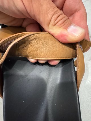 Sandalias Hermes Marrón y Negro
