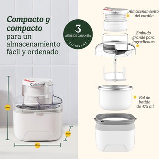 Cuisinart Heladera Solo Scoops Máquina de helado