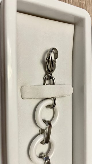 Pulsera Lotus Plata y Blanco