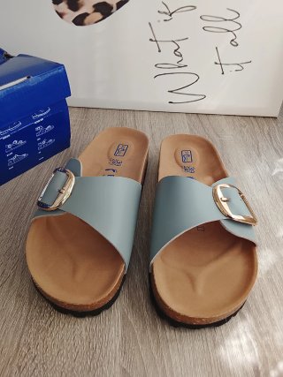 Sandalias Birkenstock Madrid Azul Talla 38
