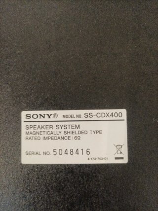 2 Altavoces Sony Negros