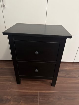 2 Mesitas de Noche Negras