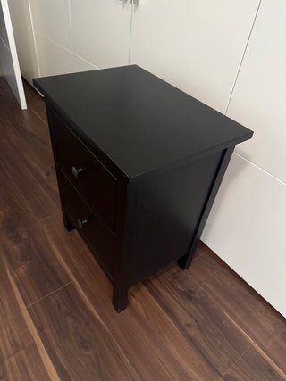 2 Mesitas de Noche Negras
