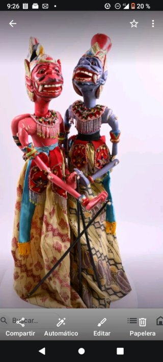 Marioneta Wayang Golek bajo pedido