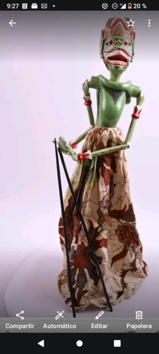 Marioneta Wayang Golek bajo pedido