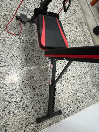 Kit Pesas + Banco Gimnasio Poco Uso