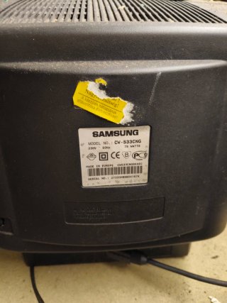 TV Samsung 14" CRT de tubo CW-533CNG