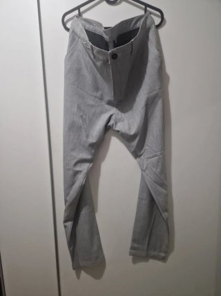 Pantalones de vestir Zara Talla 44 Gris