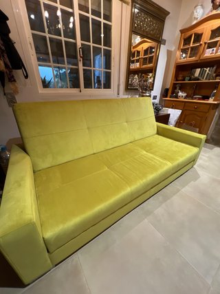 Sofá Cama 3 Plazas de Terciopelo