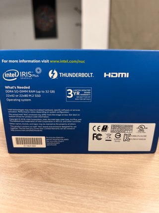 Intel NUC 8i3BEK Mini PC - i3 8a Gen