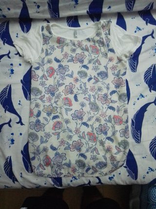Chaleco estampado floral mujer