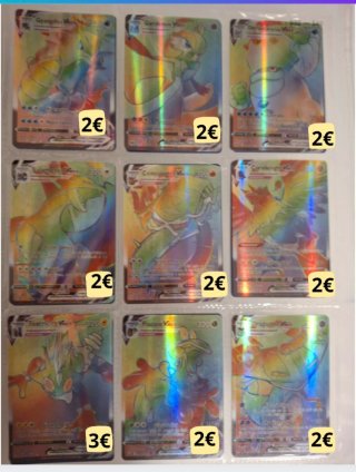Cartas Pokémon V Full Art Rainbow Rare