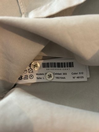 Camisa Massimo Dutti Beige Talla M