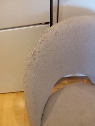Juego de 4 sillas de comedor gris claro