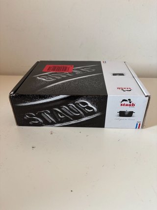 Staub Teglia Ovale Coperta Nera - NEW