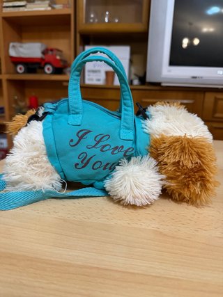 Bolso infantil con mensaje I Love You