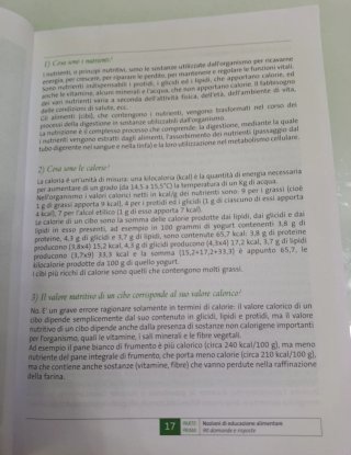Nozioni educazione alimentare Guida integratori