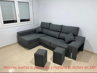 Sofás chaise longue nuevos con almacenamiento
