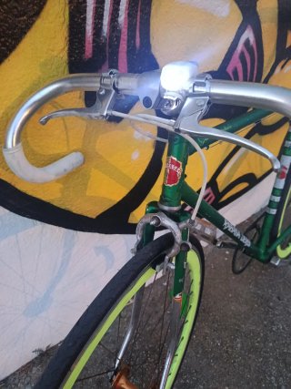 Bicicleta Rabasa Fixie Verde Neón