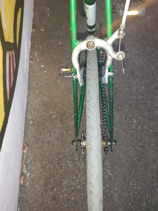 Bicicleta Rabasa Fixie Verde Neón