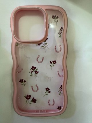 Funda iPhone 15 Pro Flores y Herraduras