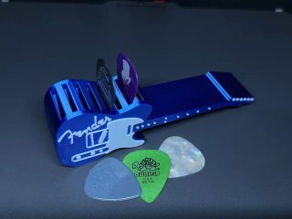 Soporte Púas Guitarra Fender Azul