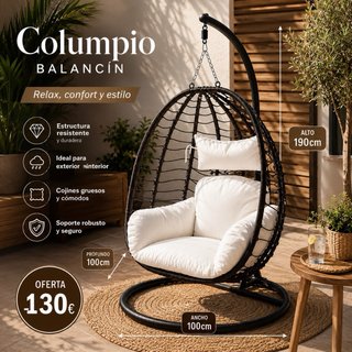 Sillón Colgante Relax con Base