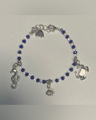 Bracciale Fatto a Mano con Charms Marini