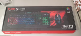 PC Gaming Completo Negro y Rojo
