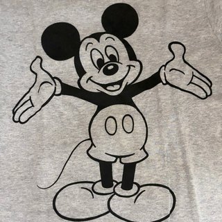Camiseta Mickey Benetton Gris