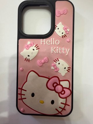 Funda iPhone 15 Pro Hello Kitty