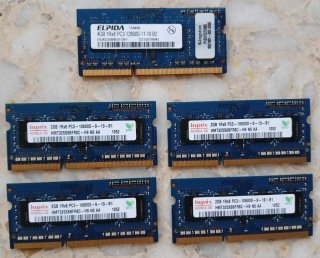 Disco Duro Seagate 250GB + 5 Módulos RAM DDR3