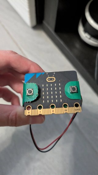 Tarjeta Micro:bit con Botones