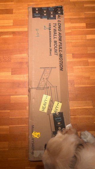 Soporte TV Pared Extensible Negro