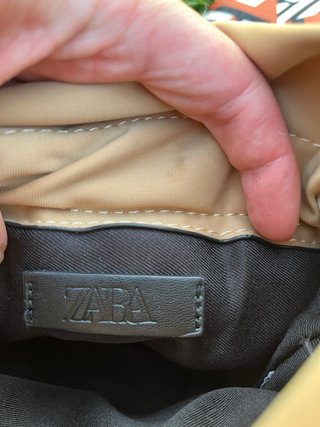 Bolso Zara Beige Multicolor