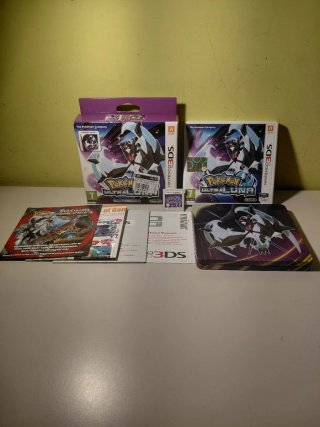Pokemon Ultraluna Steelbook Limited Edition PAL