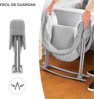 Minicuna Kinderkraft Gris