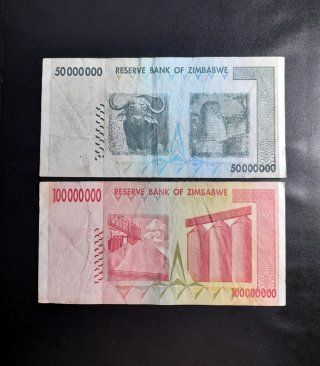 🇿🇼 Billetes Zimbabue