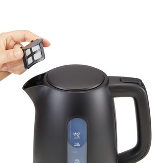 Hervidor Eléctrico Amazon Basics 1.7L Negro