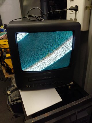 Televisor Daewoo Negro con VCR