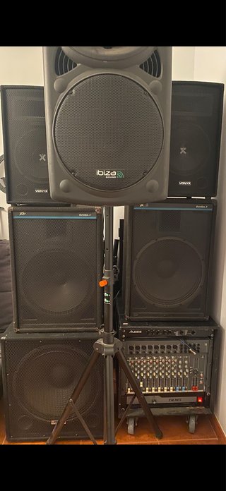 Altavoces Ibiza, Peavey, Vonyx - Negro