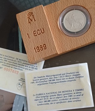 1 ECU 1989 Europa