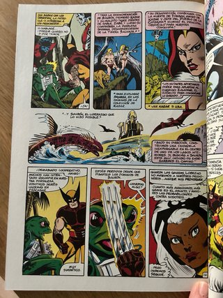 Comic Tierra Salvaje (Spiderman/XMen)