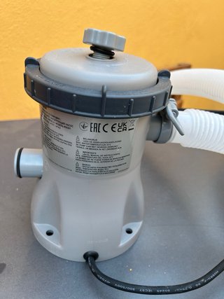 Depuradora Piscina Plástico Gris