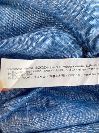 Minifalda pantalón Stradivarius azul