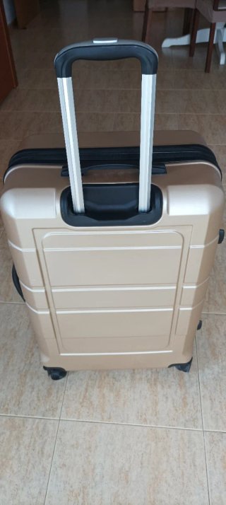 Maleta de viaje XL 100L tectake dorada